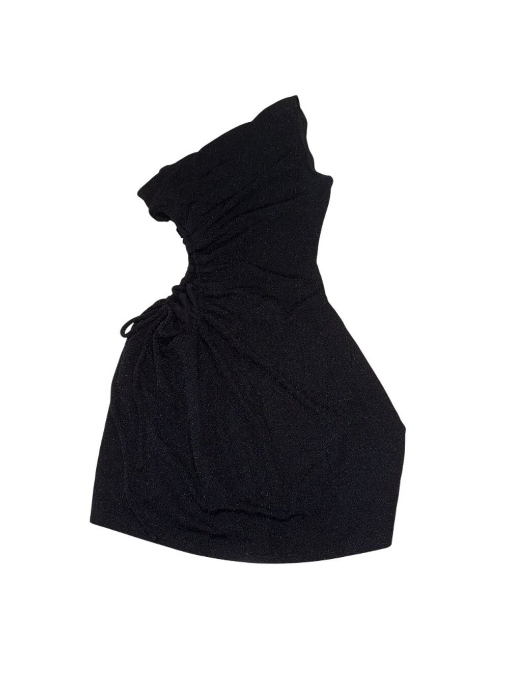 Alamour The Label Alana Black One Shoulder Mini Dress Women's X-Small XS